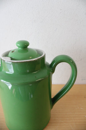 Hall Vintage Green Ceramic Teapot