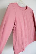 Lands' End Light Pink Long Sleeved Shirt | M