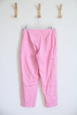 Dressbarn Embroidered Pink Pants | 10