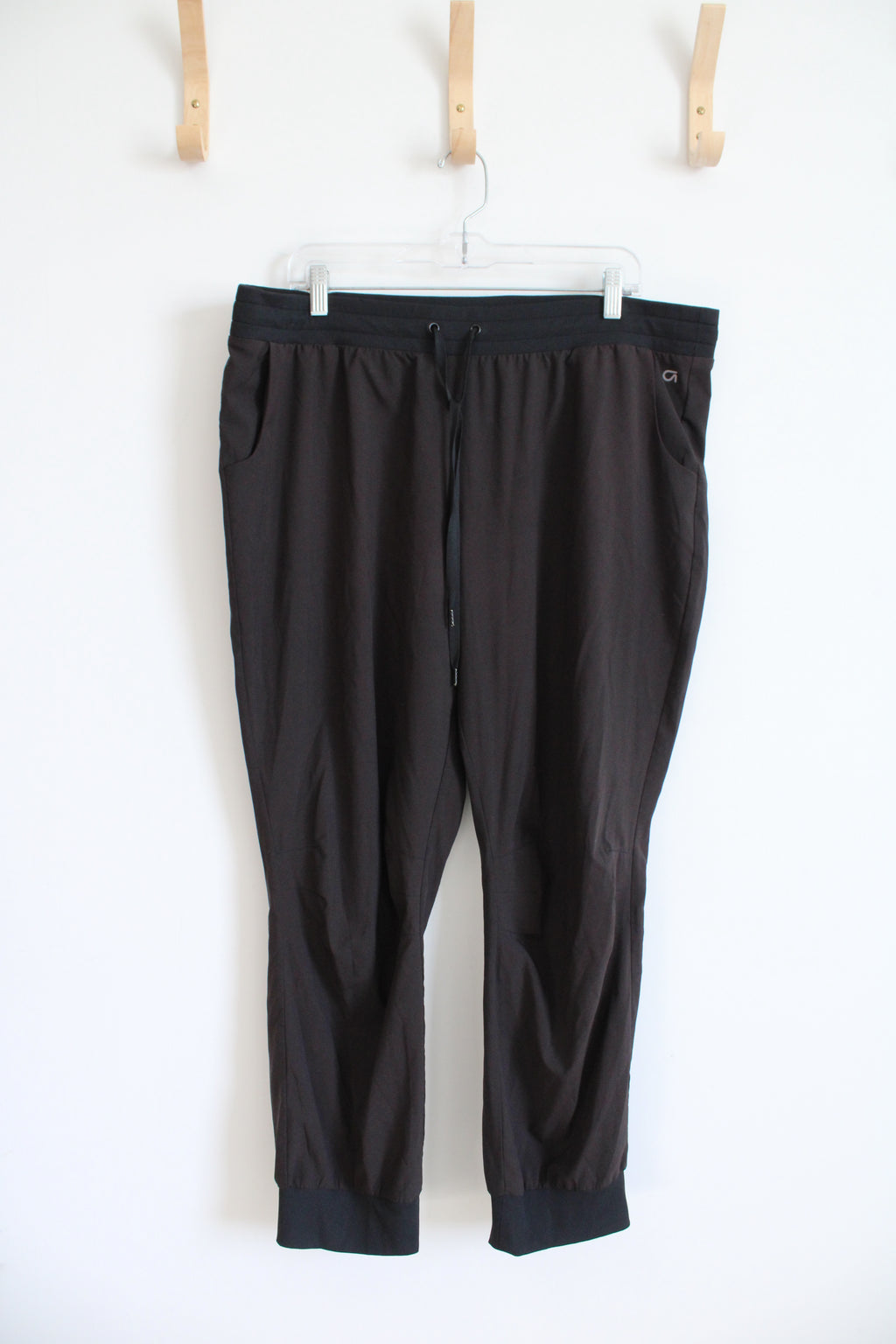 GapFit Black Athletic Joggers | XL