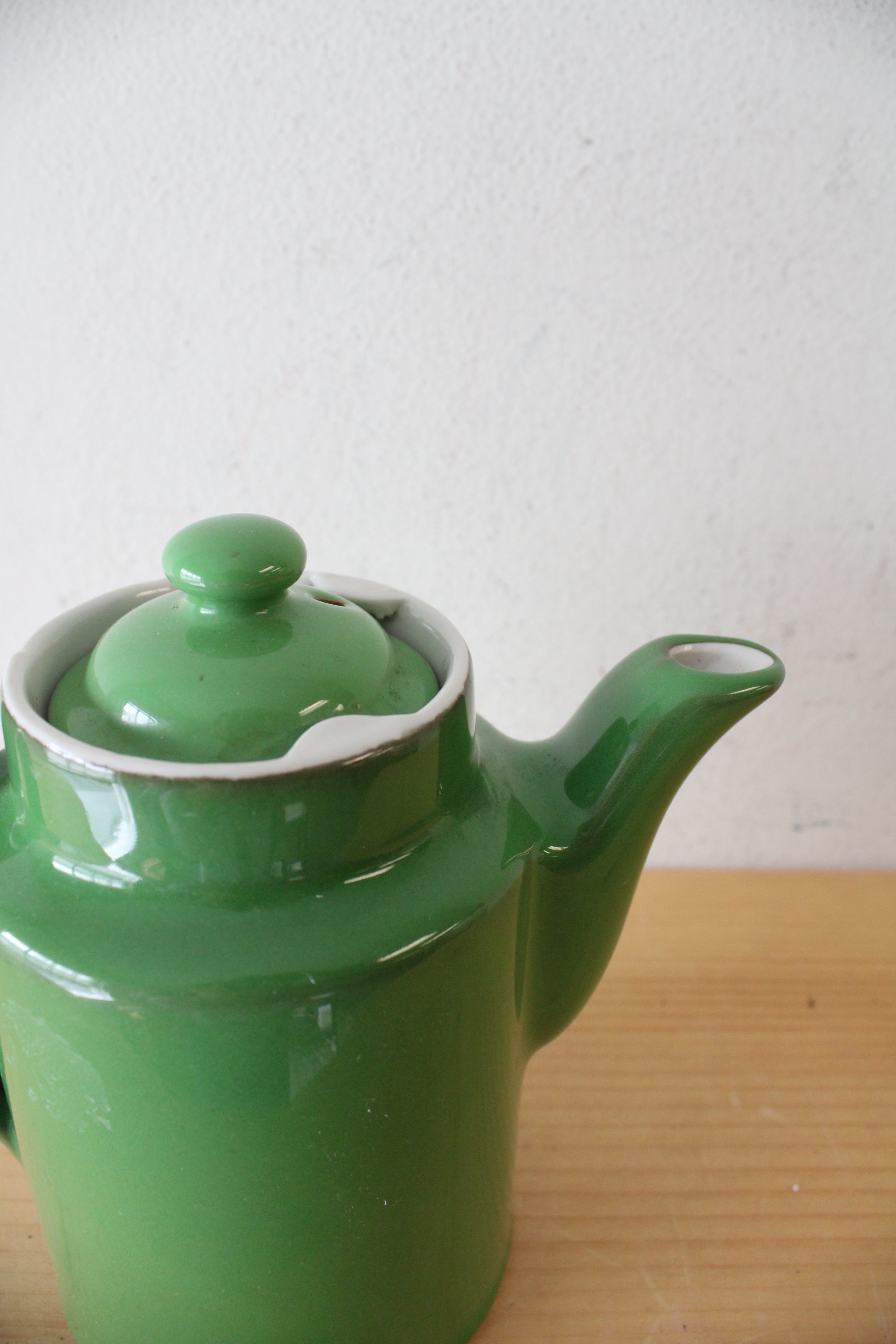 Hall Vintage Green Ceramic Teapot