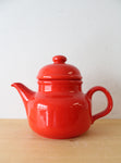 Waechtersbach Germany Red Ceramic Teapot