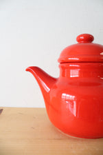 Waechtersbach Germany Red Ceramic Teapot