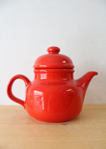 Waechtersbach Germany Red Ceramic Teapot