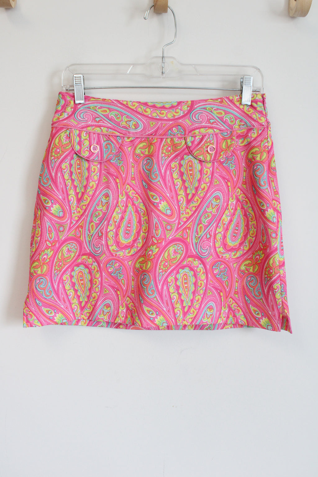 EP Pro Pink Paisley Golf Skort | 2