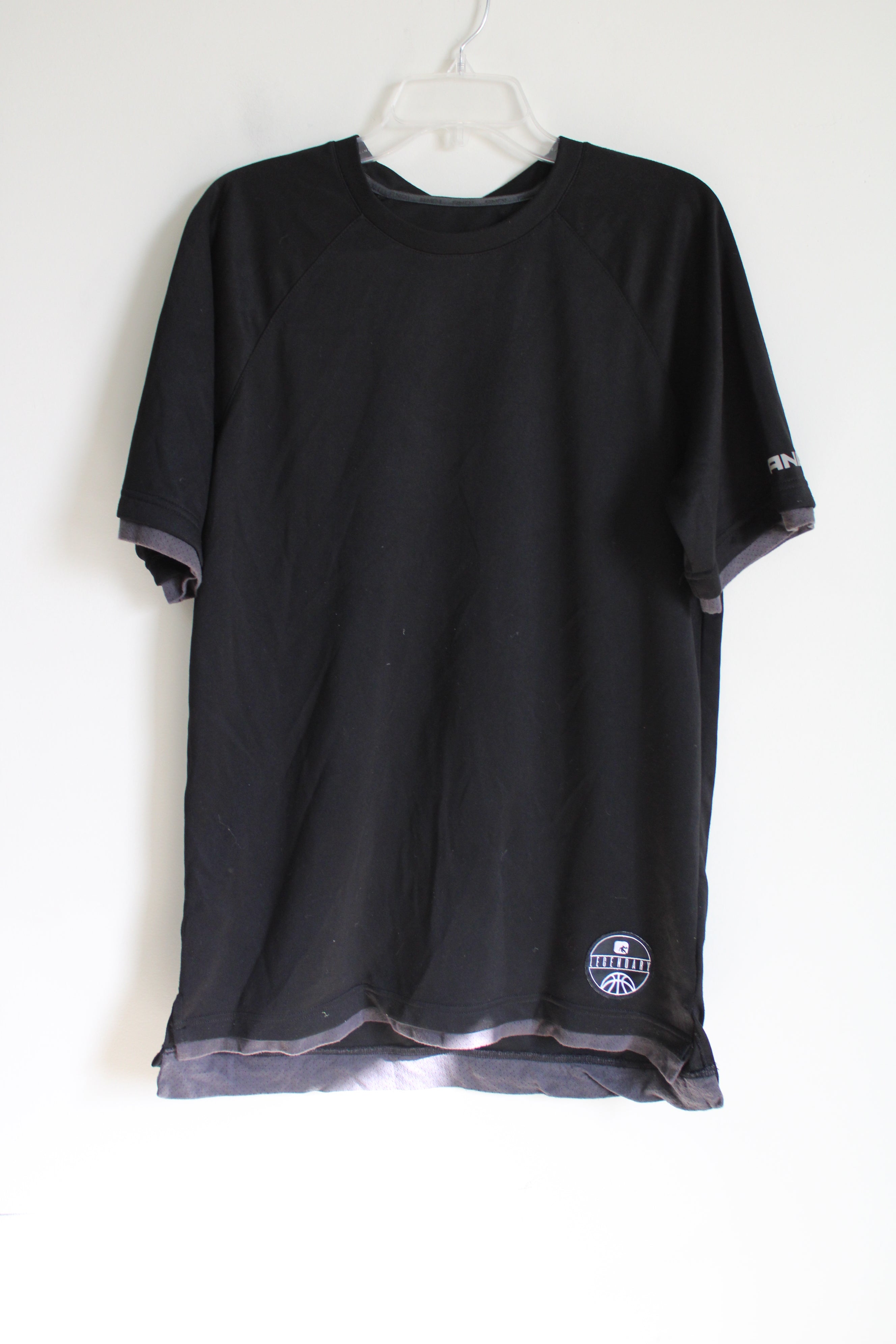 AND1 Black Short Sleeved Shirt | L