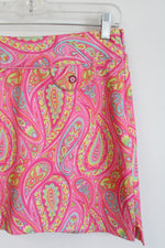 EP Pro Pink Paisley Golf Skort | 2