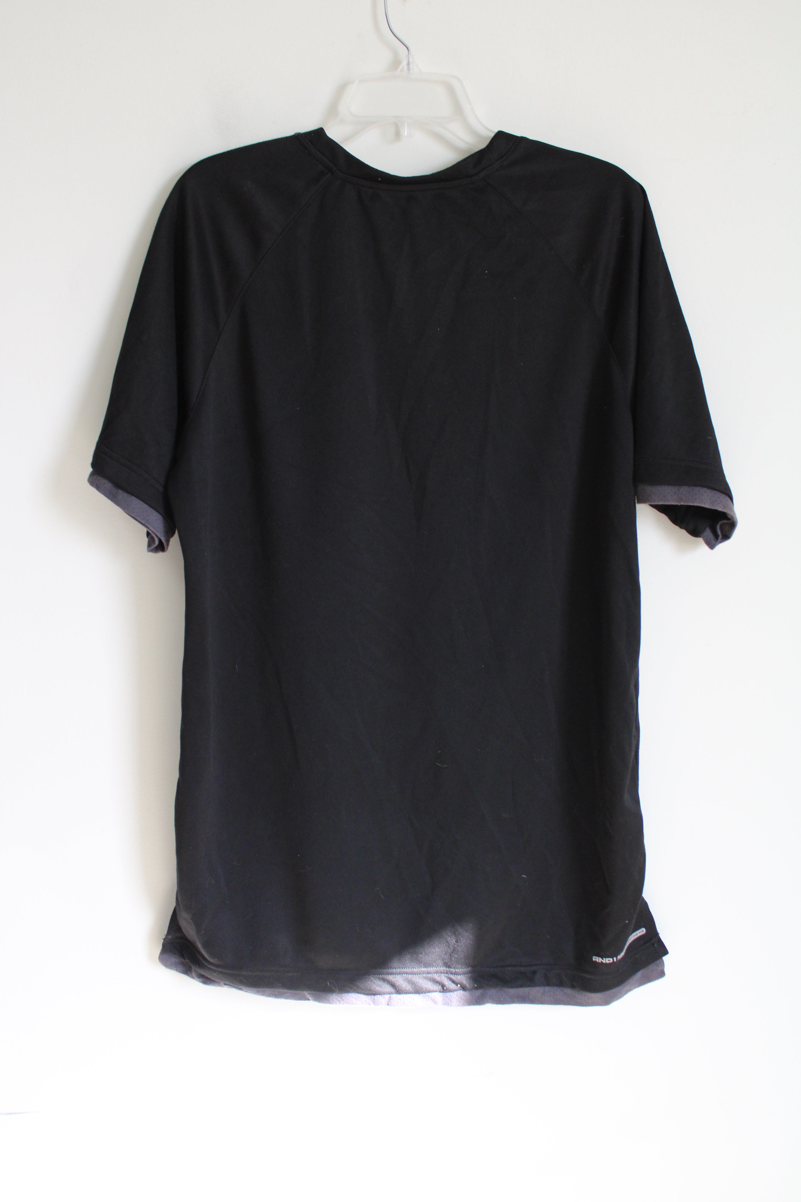 AND1 Black Short Sleeved Shirt | L