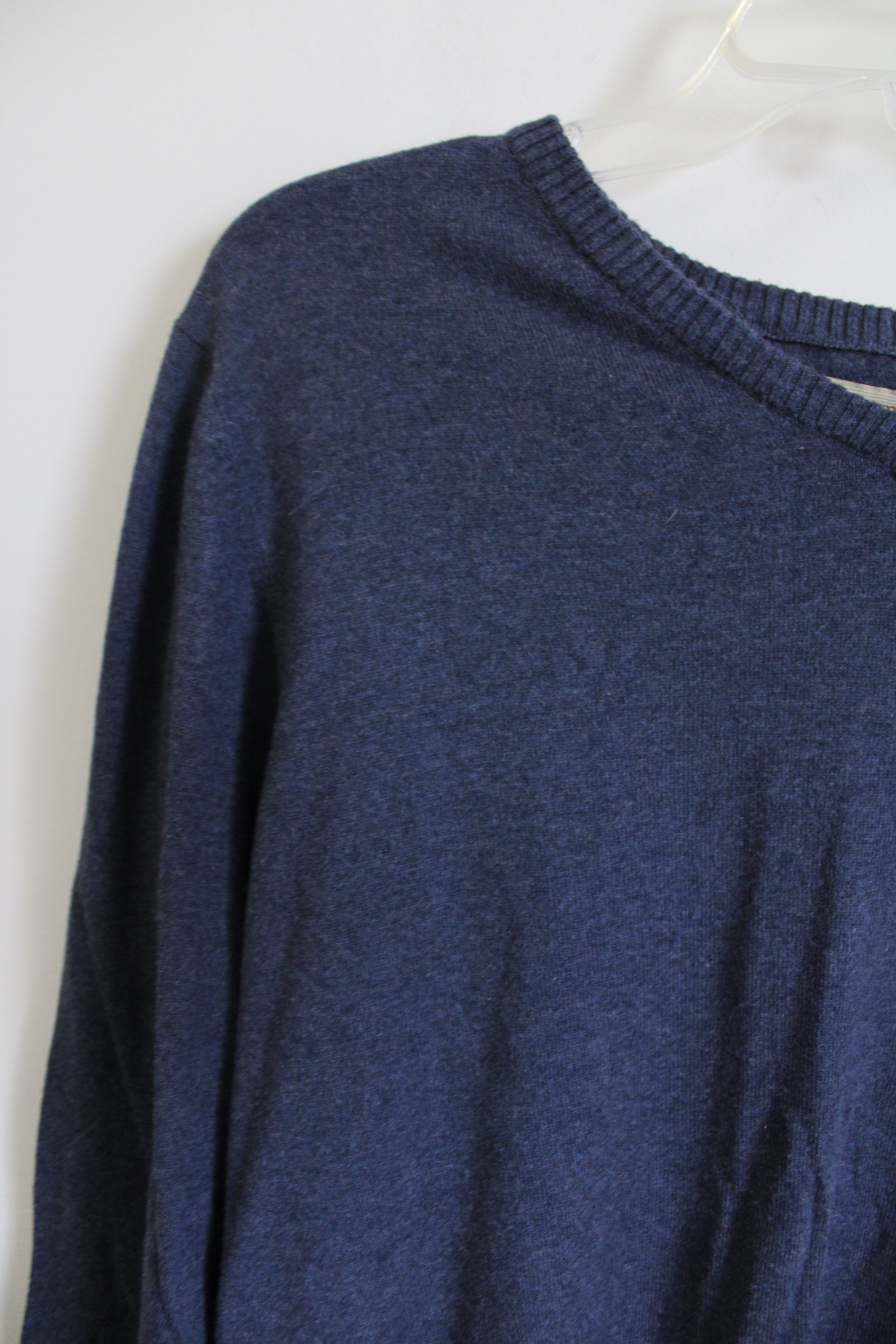 Sonoma Dusty Blue Knit Sweater | L