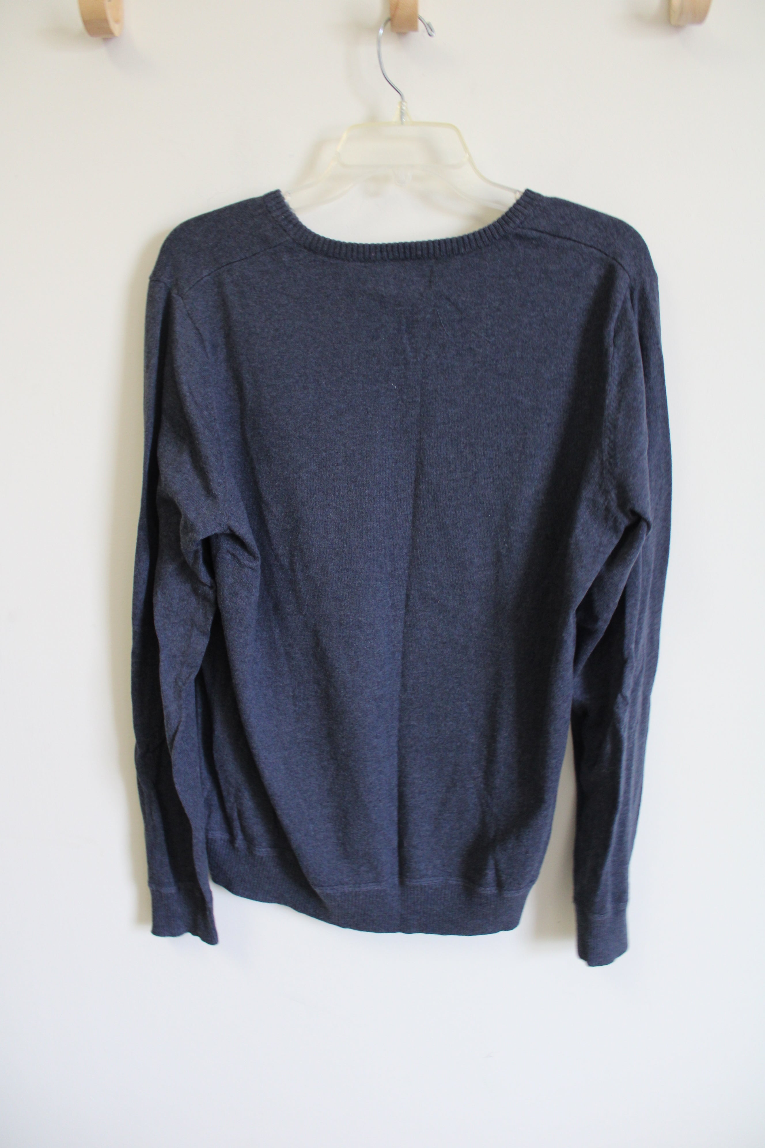 Sonoma Dusty Blue Knit Sweater | L