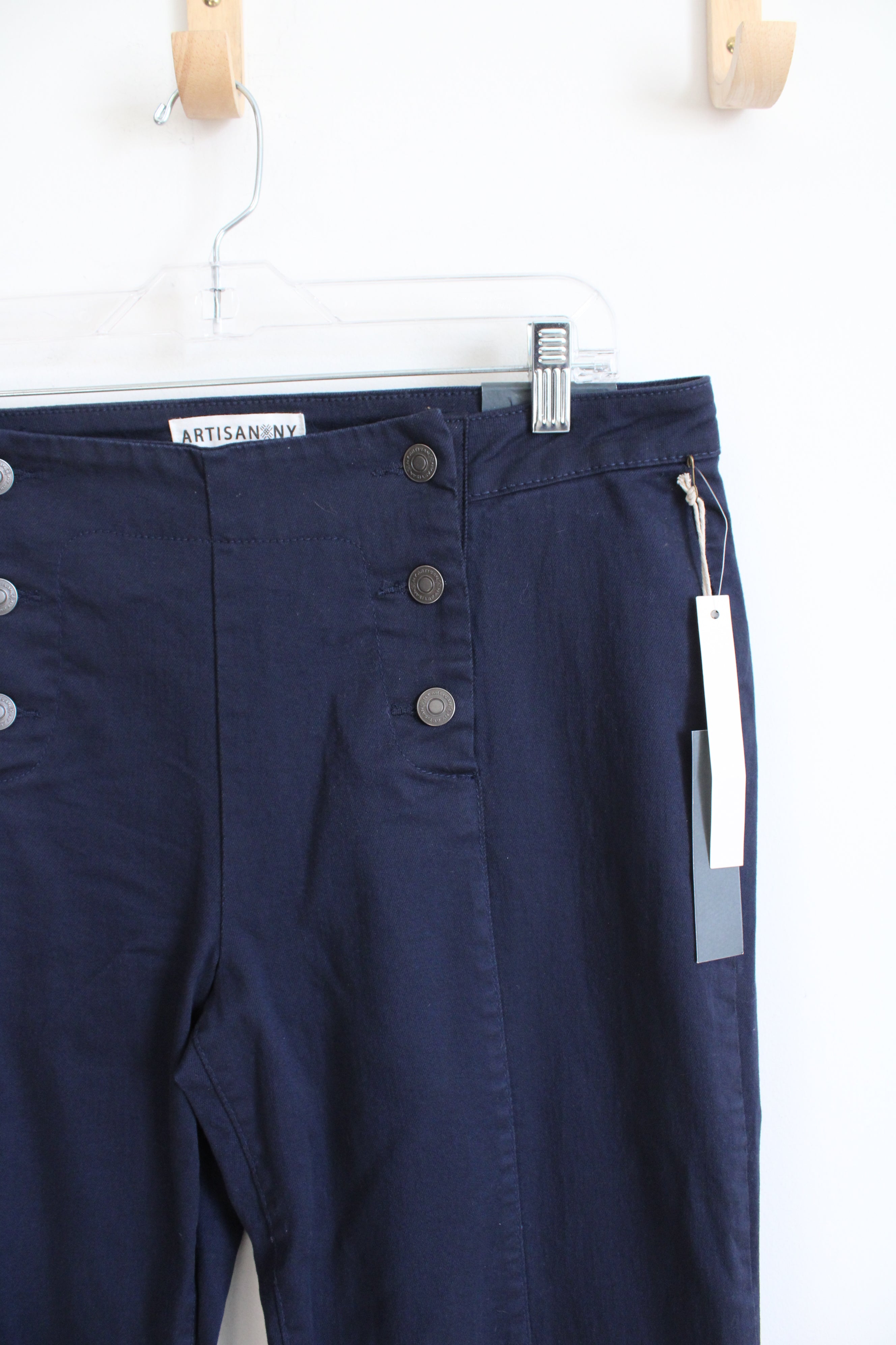 NEW Artisan NY Double Button Navy Pants | 12