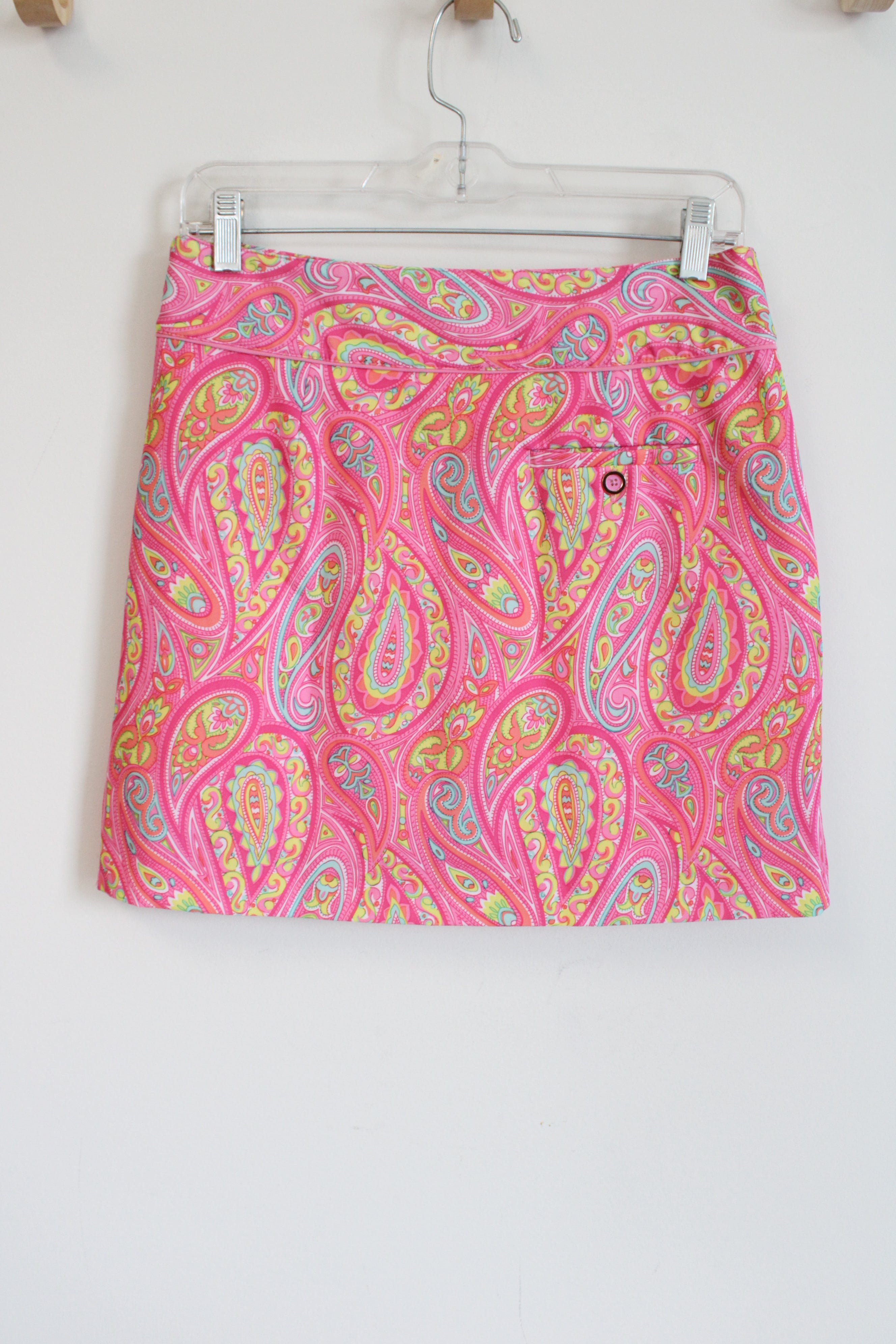 EP Pro Pink Paisley Golf Skort | 2