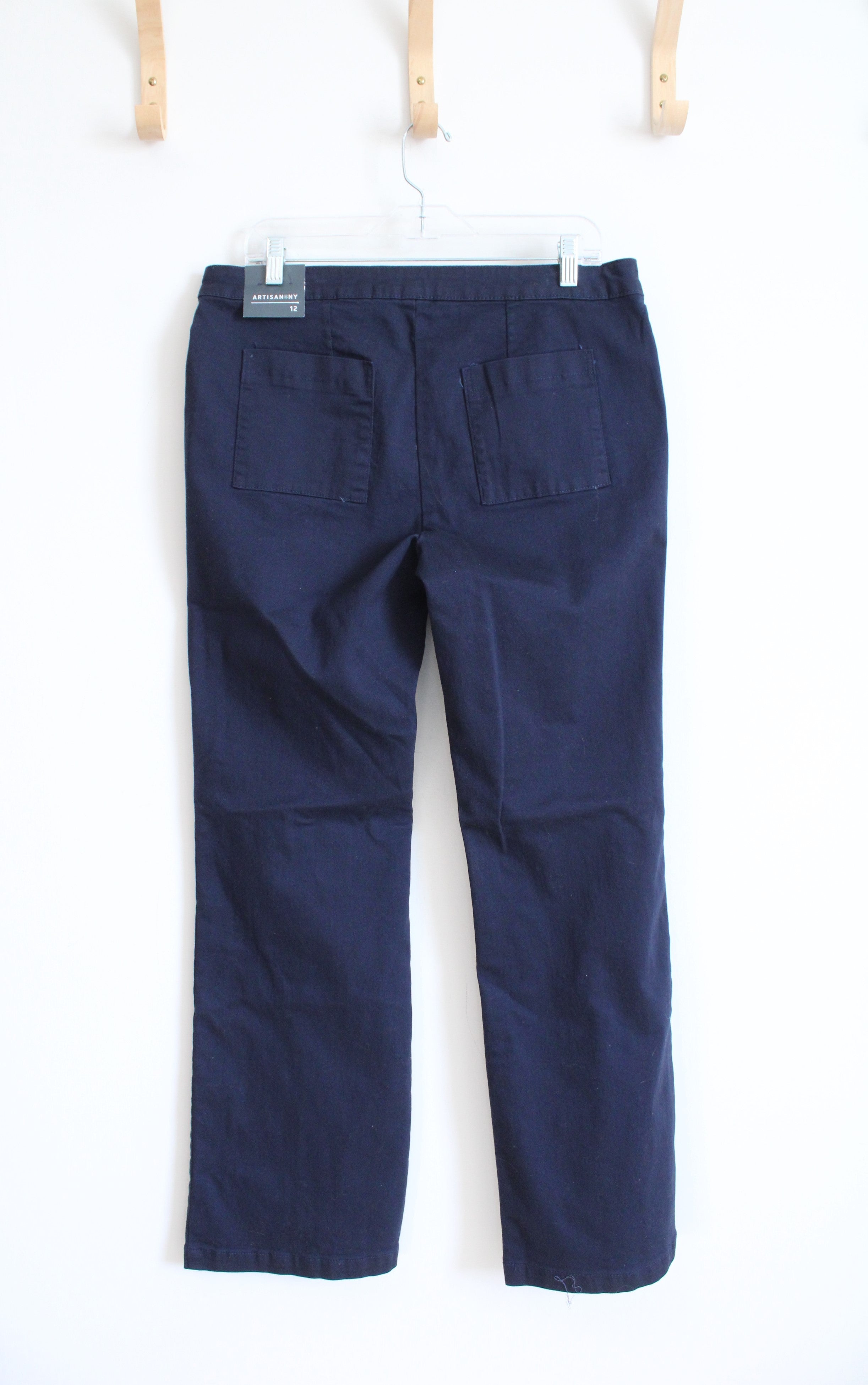 NEW Artisan NY Double Button Navy Pants | 12