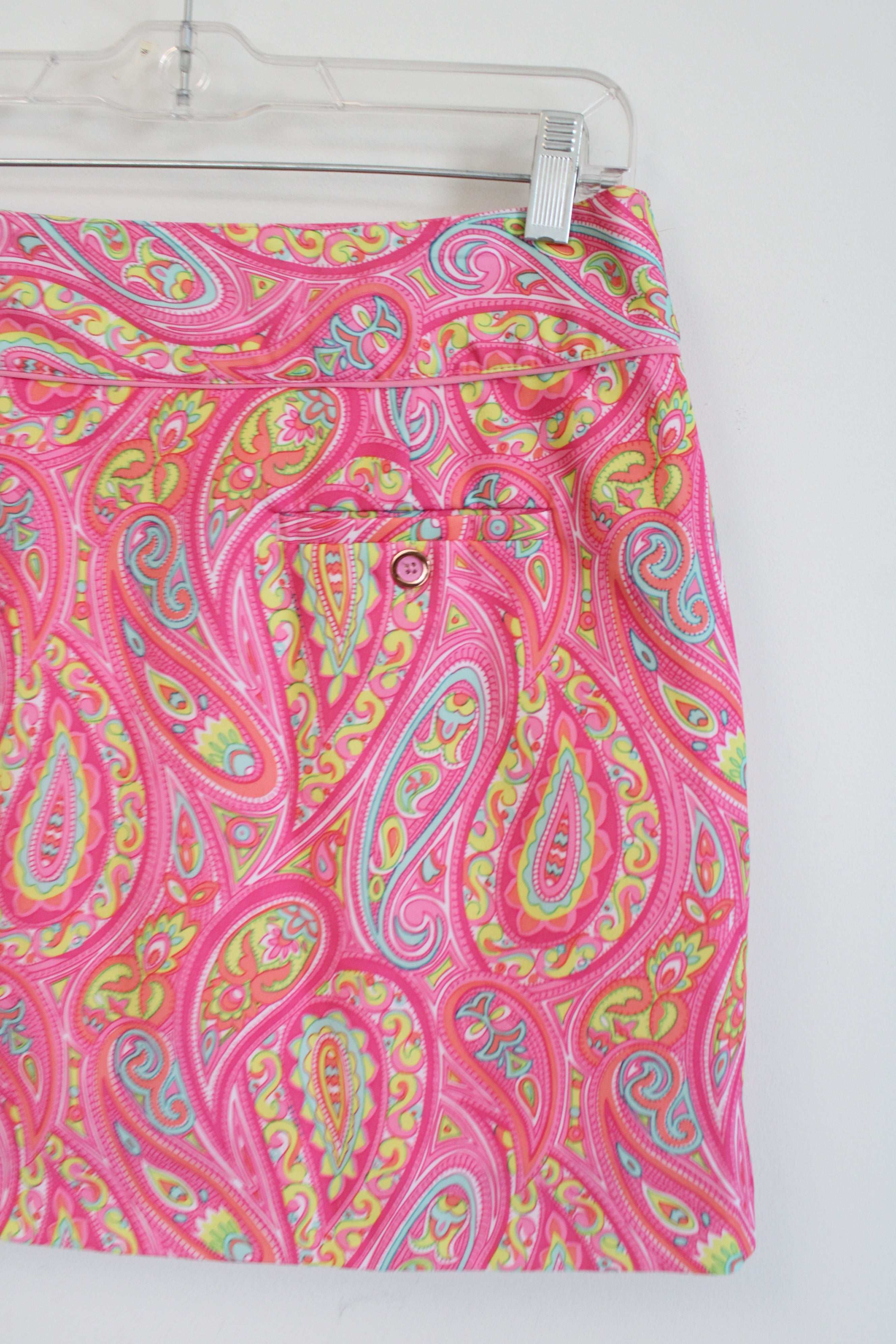 EP Pro Pink Paisley Golf Skort | 2