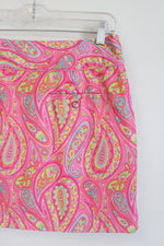 EP Pro Pink Paisley Golf Skort | 2