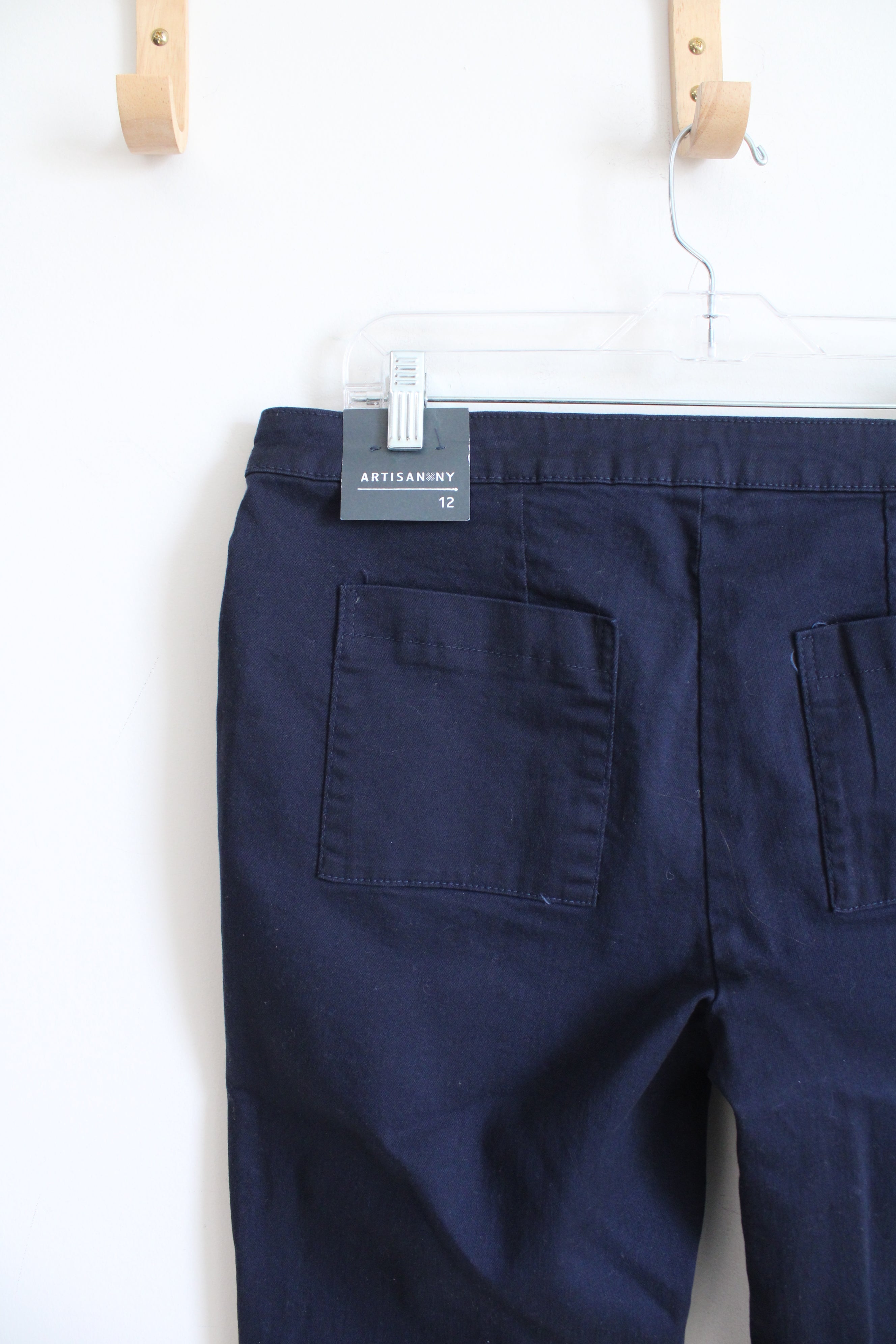 NEW Artisan NY Double Button Navy Pants | 12