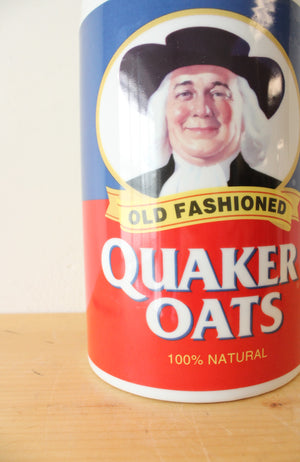 Quaker Oats 120th Anniversary Limited Edition Ceramic Cannister