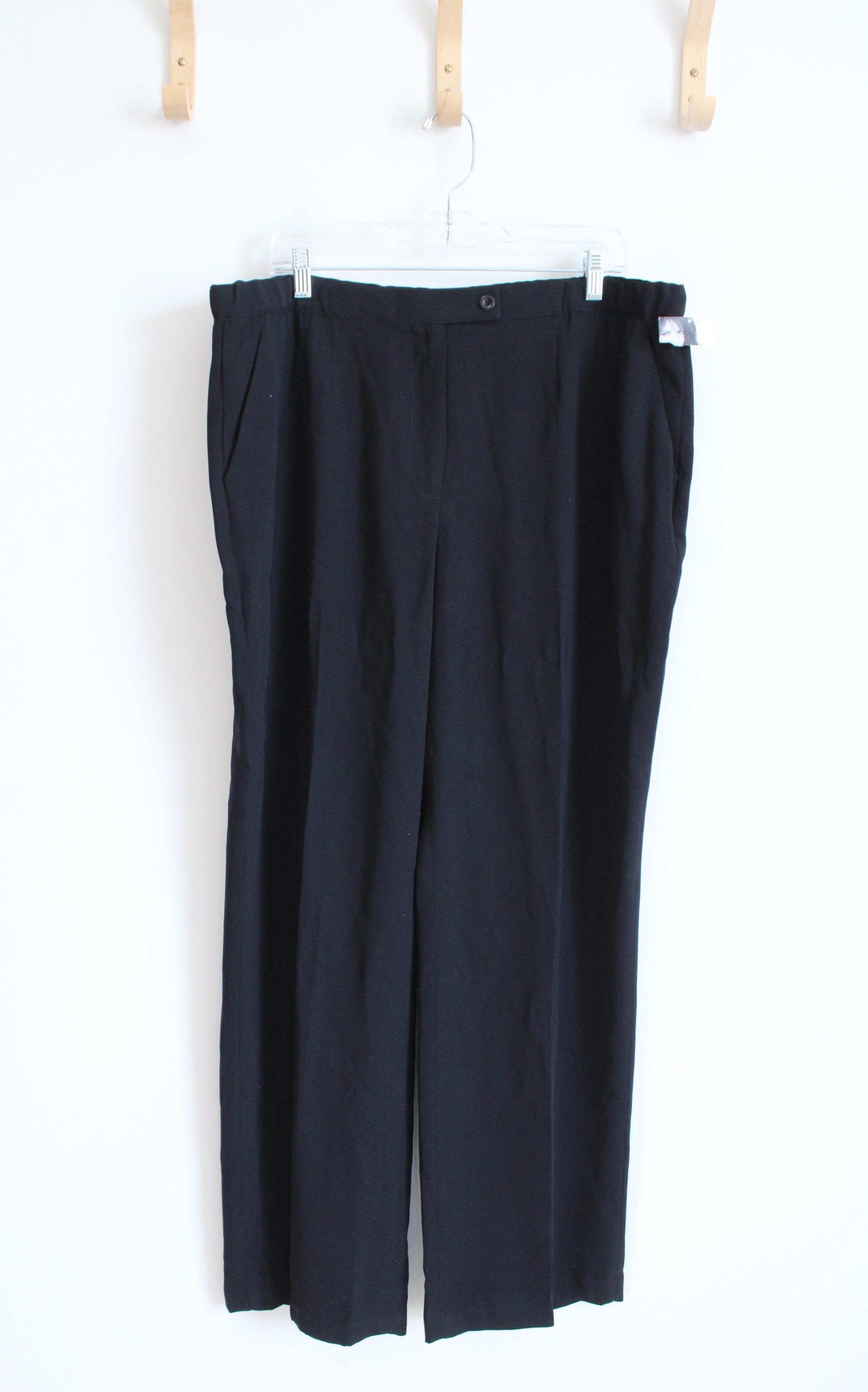 NEW Jaclyn Smith Black Trouser Pants | 18W