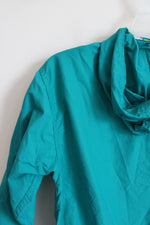 L.L. Bean Lightweight Quarter Zip Blue Windbreaker Jacket | Youth 8/10