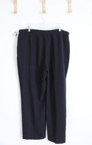 NEW Jaclyn Smith Black Trouser Pants | 18W