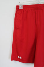 Under Armour Red Athletic Shorts | Youth XL (18/20)