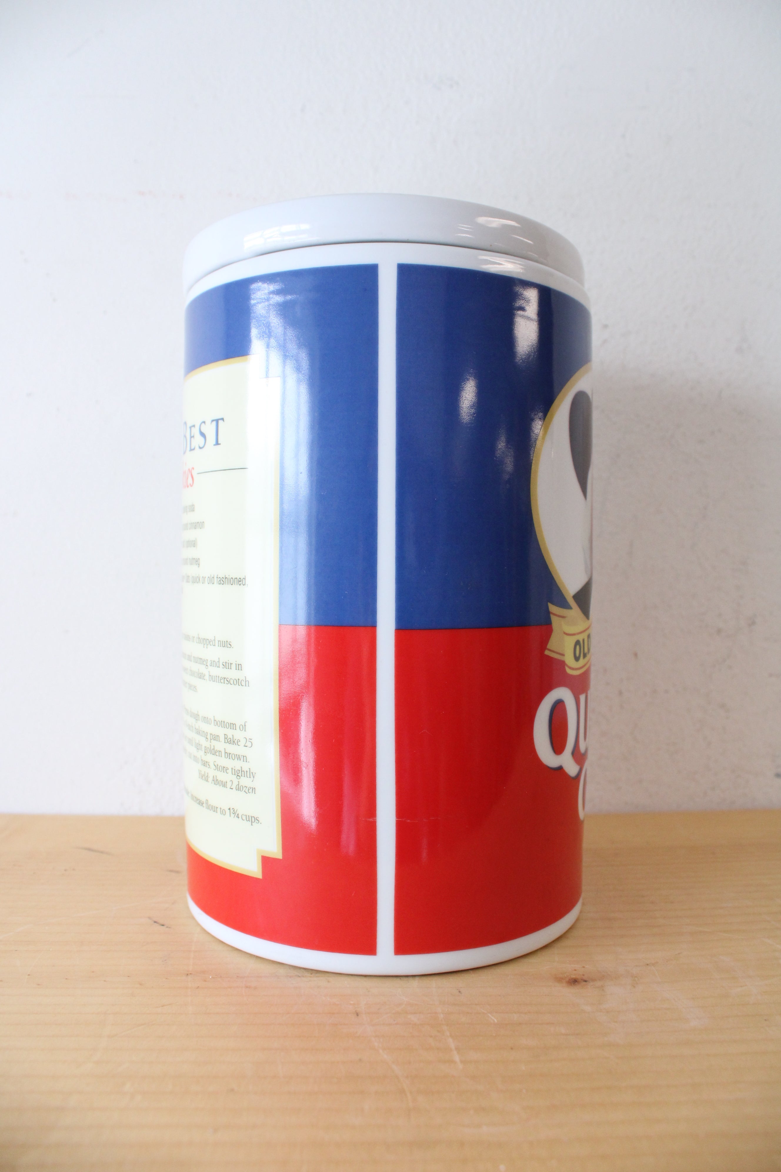 Quaker Oats 120th Anniversary Limited Edition Ceramic Cannister