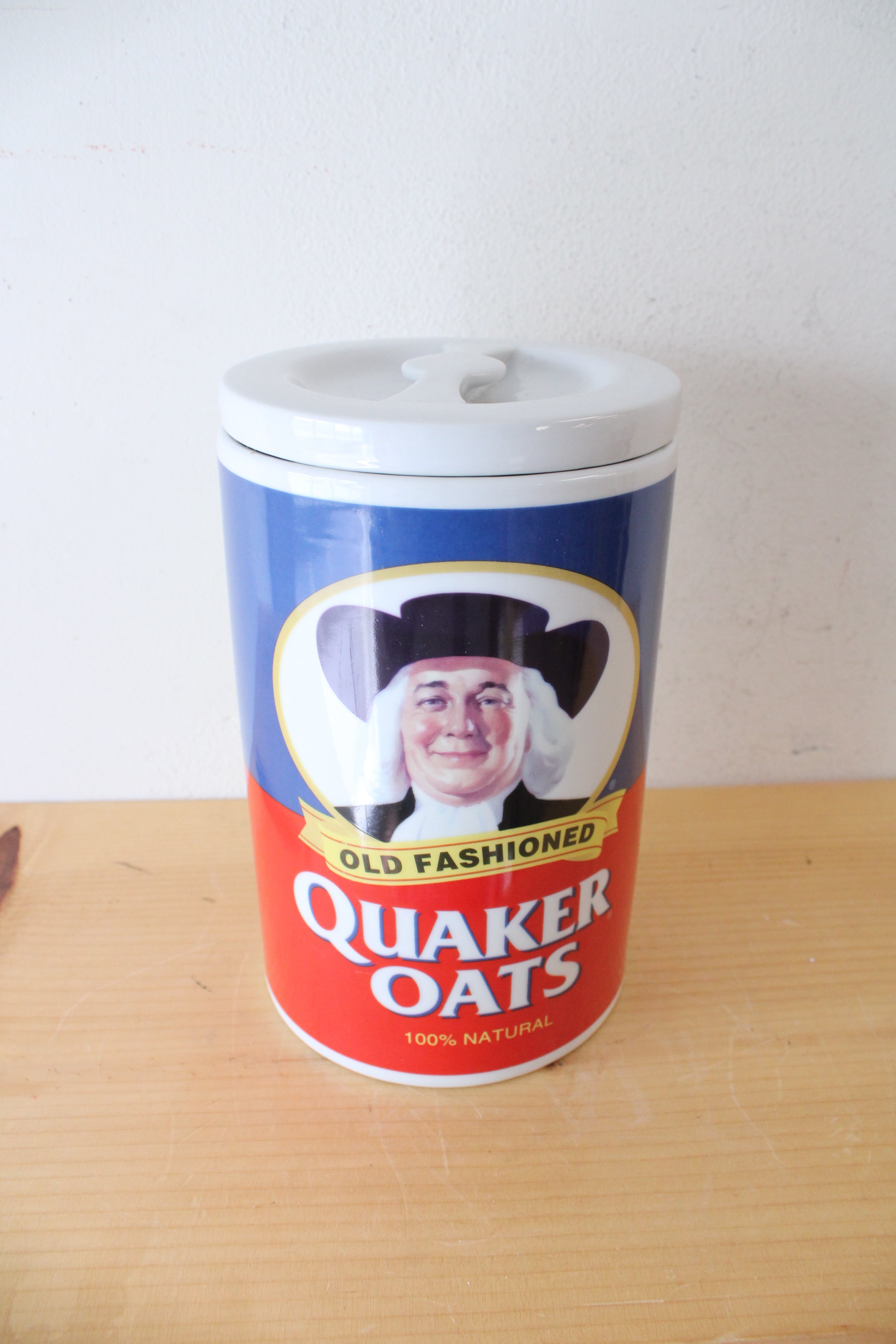 Quaker Oats 120th Anniversary Limited Edition Ceramic Cannister