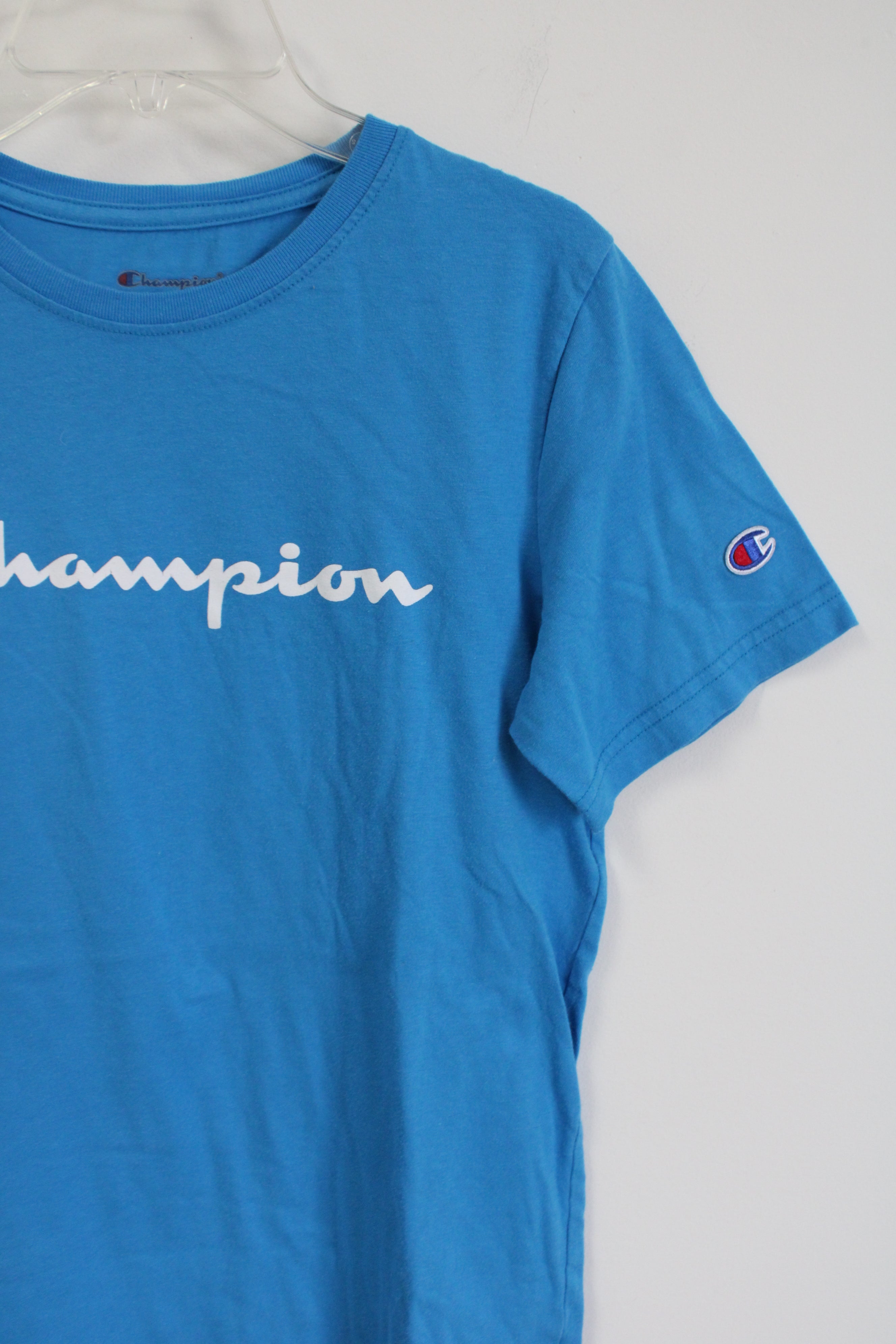 Champion Blue Logo Cotton Tee | Youth XL (18/20)