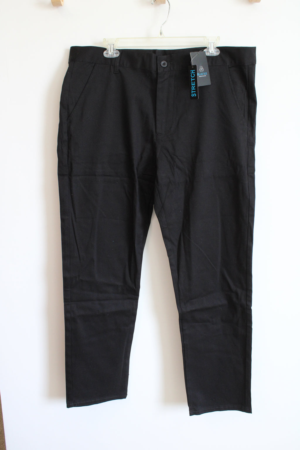NEW Blue Ice Black Chino Pants | 38