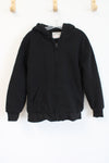 Seven Apparel Black Sherpa Lined Jacket | Youth S (8)