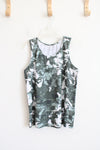 Avia Green & White Camo Athletic Tank Top | Youth XL (14/16)