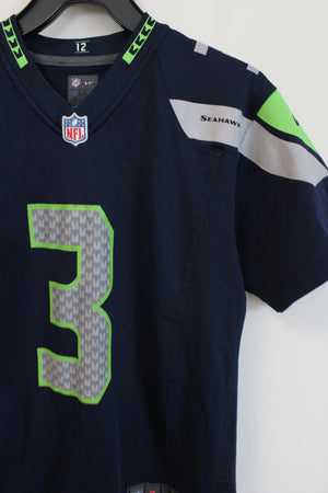 NFL Nike Seattle Seahawks #3 Wilson Jersey | Youth M (12)