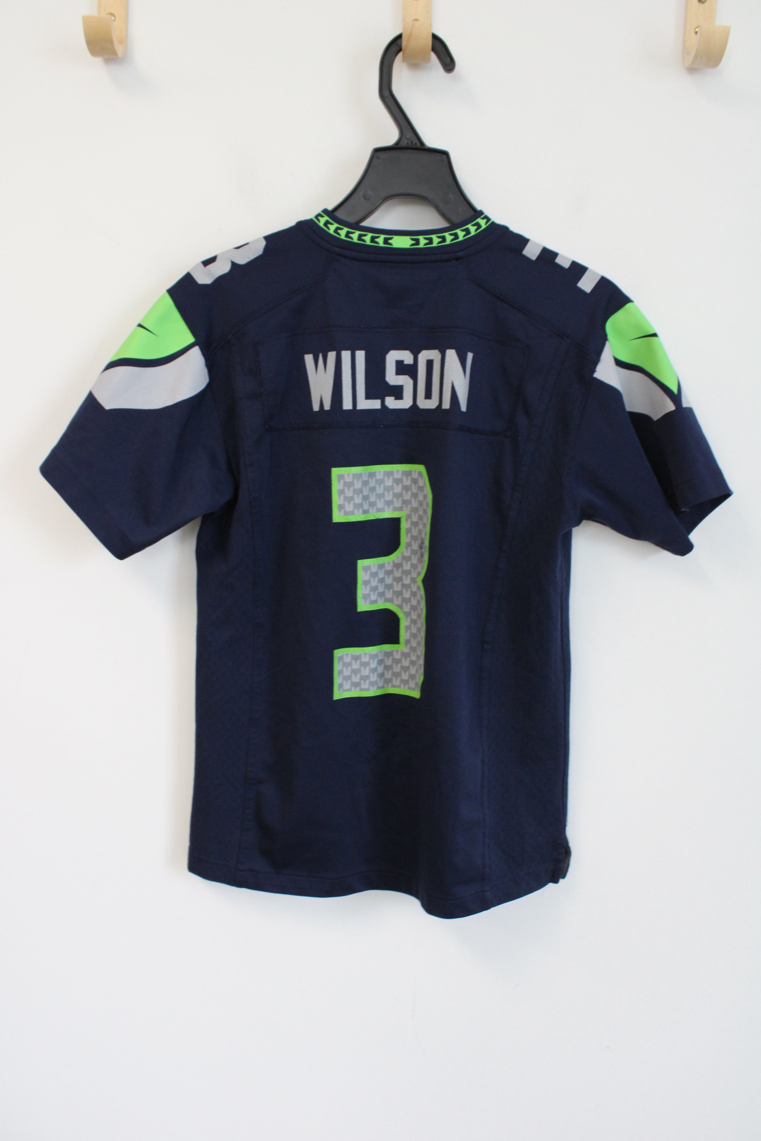 NFL Nike Seattle Seahawks #3 Wilson Jersey | Youth M (12)