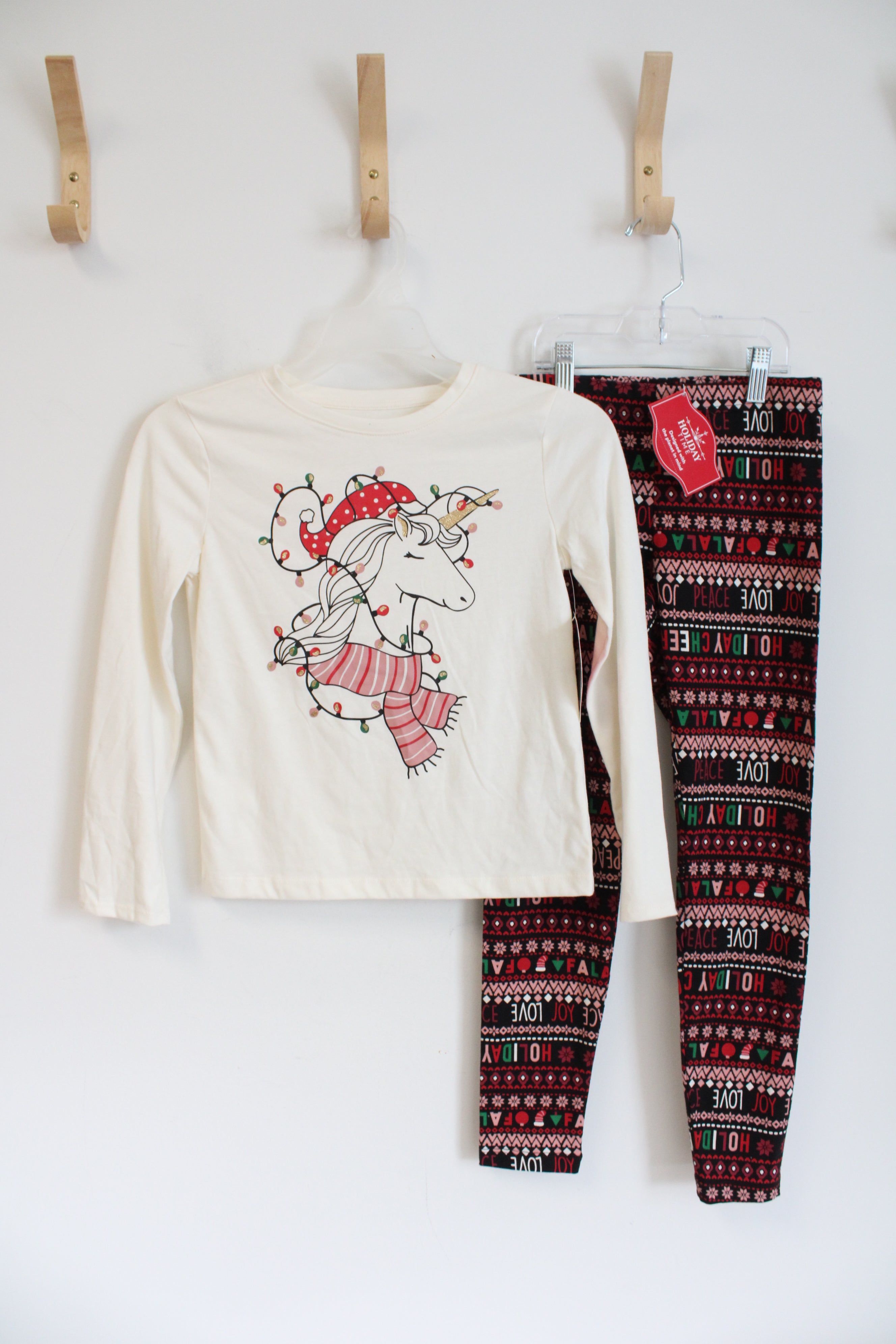 NEW Holiday Time Christmas Unicorn 2-Piece Set | Youth M (7-8)