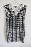 NEW Emery Rose Black White Patterned Dress | 2XL