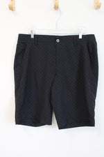 Under Armour Loose Fit Black & Gray Polka Dot Shorts | 38