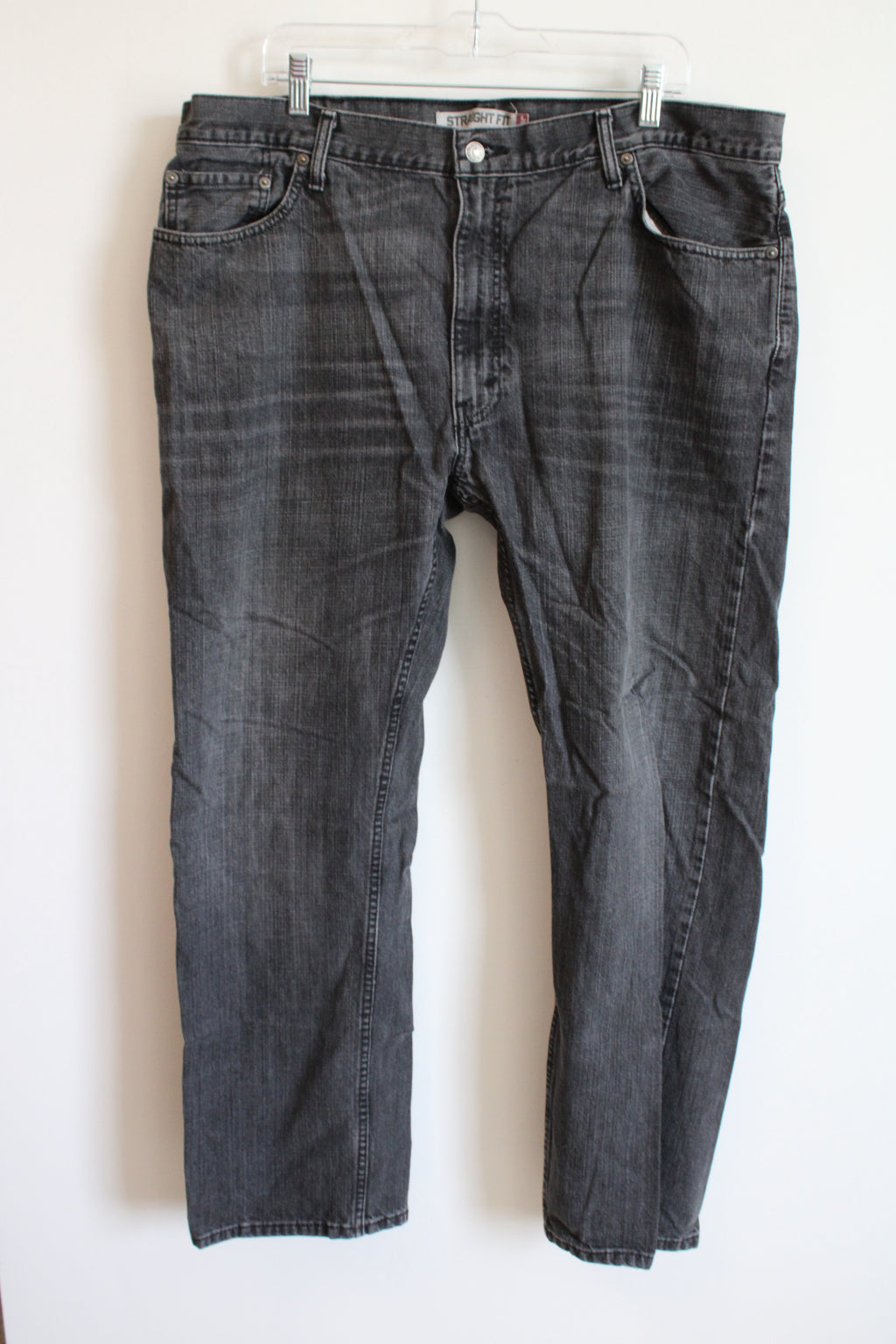 Levi's 505 Straight Fit Gray Wash Jeans | 40X32