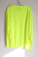 A4 Neon Yellow Palm Pleasure Sailing Long Sleeved Shirt | XL