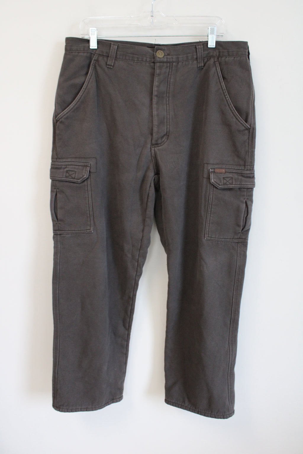 Stanley Fleece Lined Brown Cargo Pants | 36X30