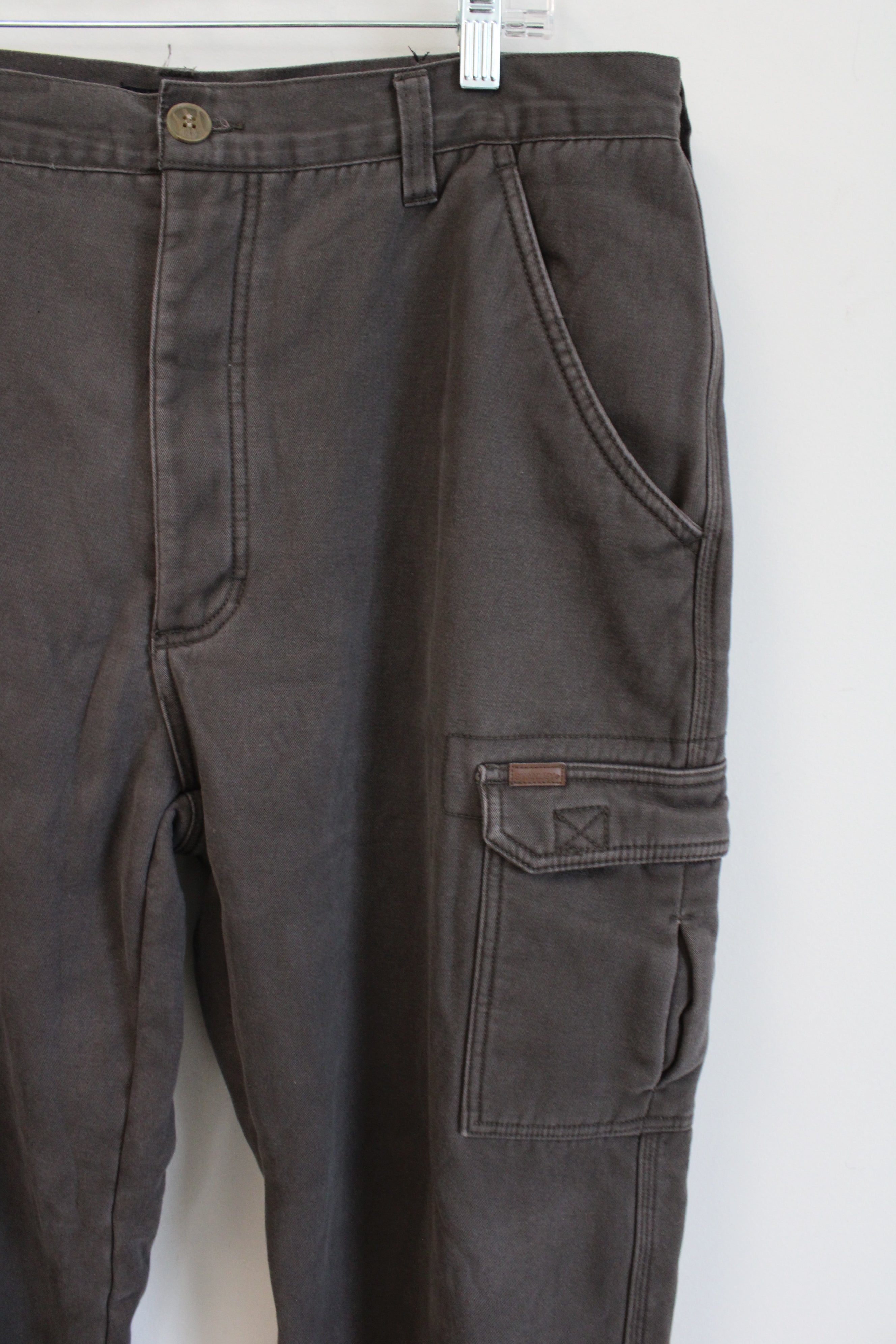 Stanley Fleece Lined Brown Cargo Pants | 36X30