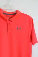 Under Armour Neon Red Polo Shirt | Youth XL (18/20)