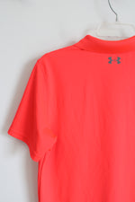 Under Armour Neon Red Polo Shirt | Youth XL (18/20)