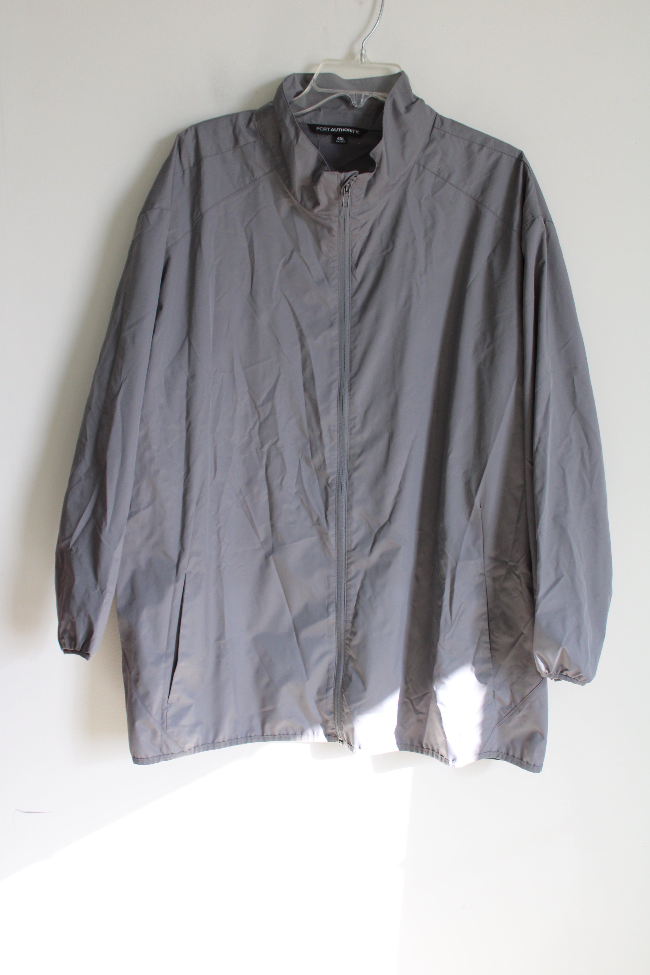 Port Authority Gray Lightweight Windbreaker | 4XL