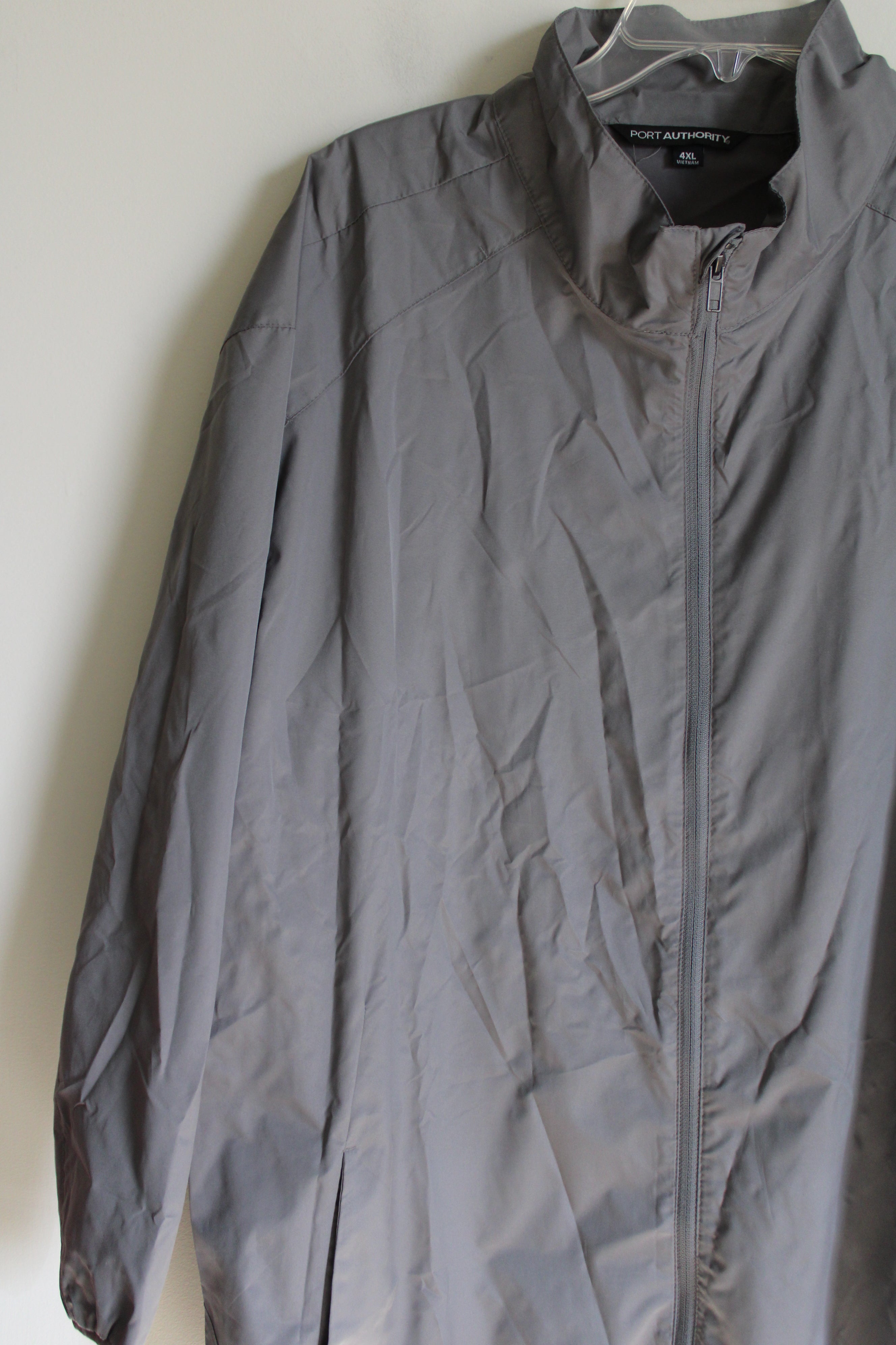 Port Authority Gray Lightweight Windbreaker | 4XL