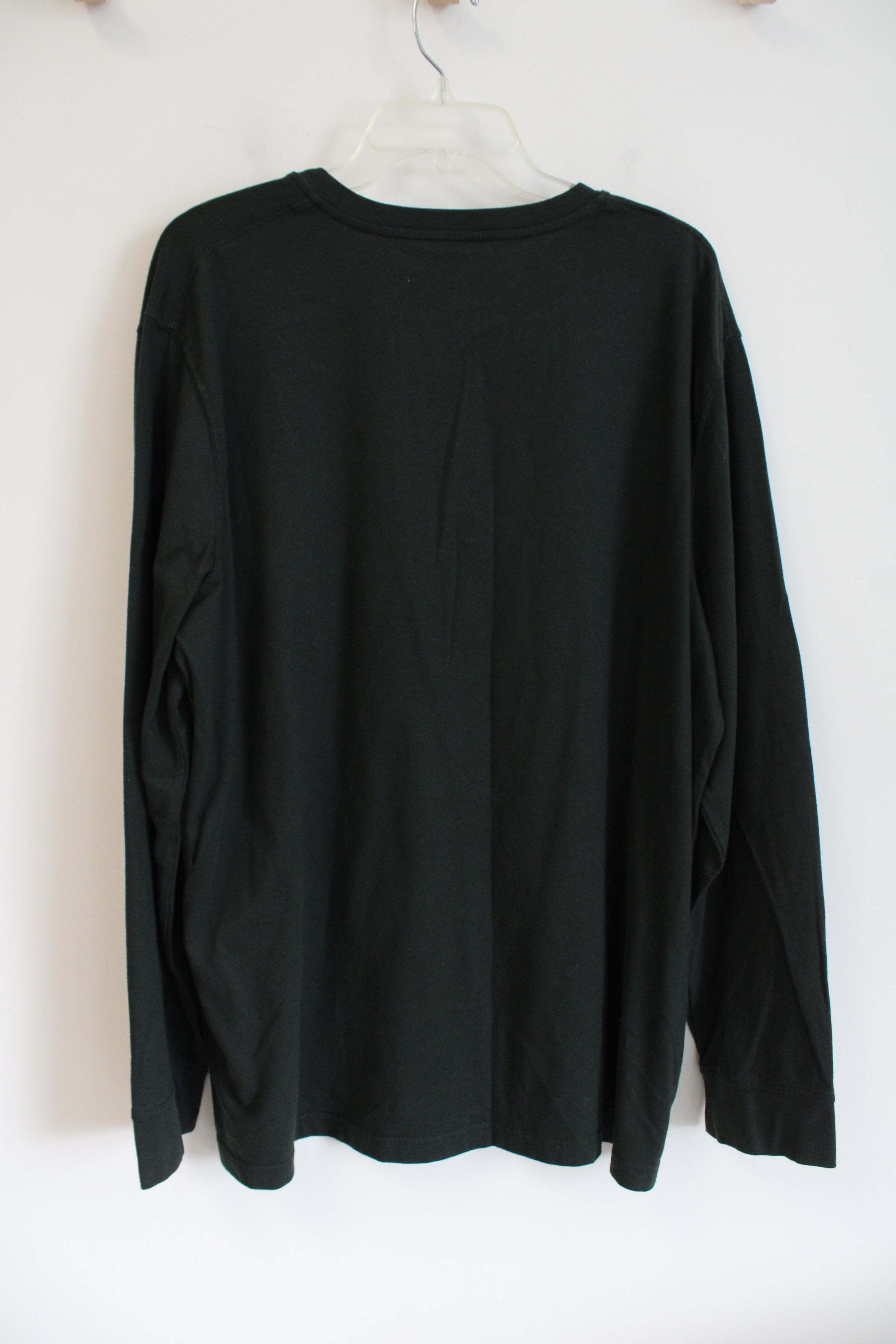 Croft & Barrow Dark Green Long Sleeved Henley Shirt | XXL