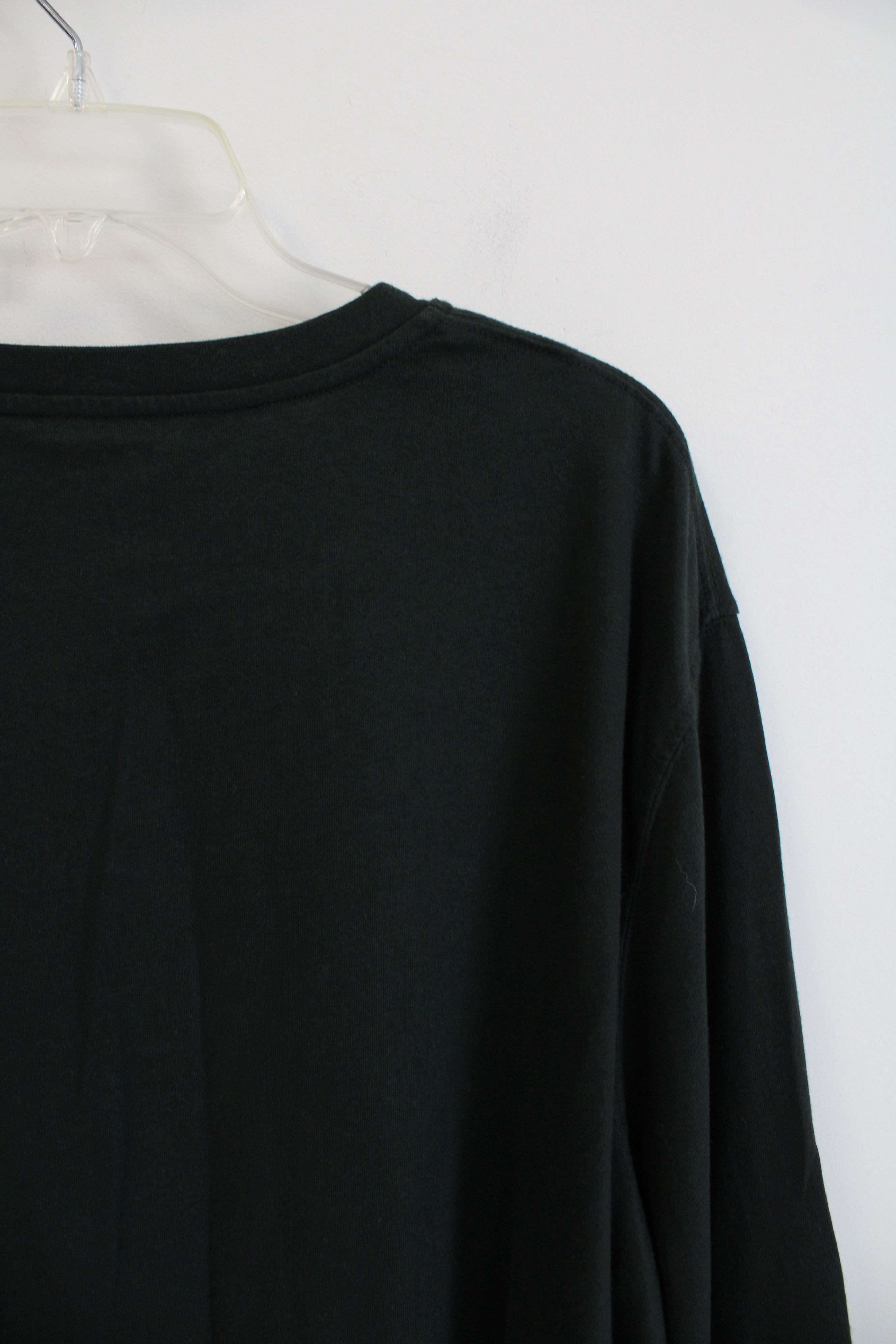 Croft & Barrow Dark Green Long Sleeved Henley Shirt | XXL