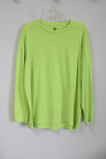 Athletic Works Neon Yellow Long Sleeved Shirt | XL