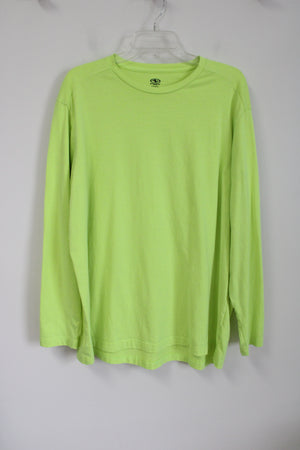 Athletic Works Neon Yellow Long Sleeved Shirt | XL