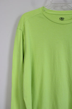 Athletic Works Neon Yellow Long Sleeved Shirt | XL