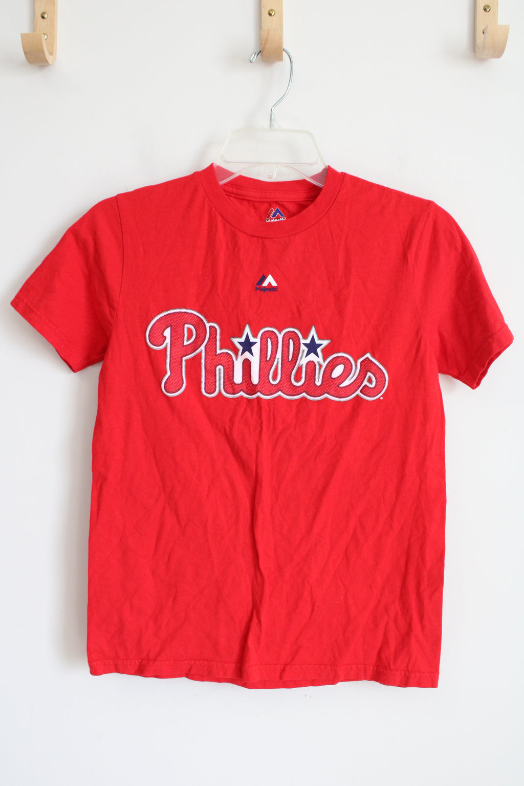 Majestic Red Phillies Shirt | Youth M (10/12)